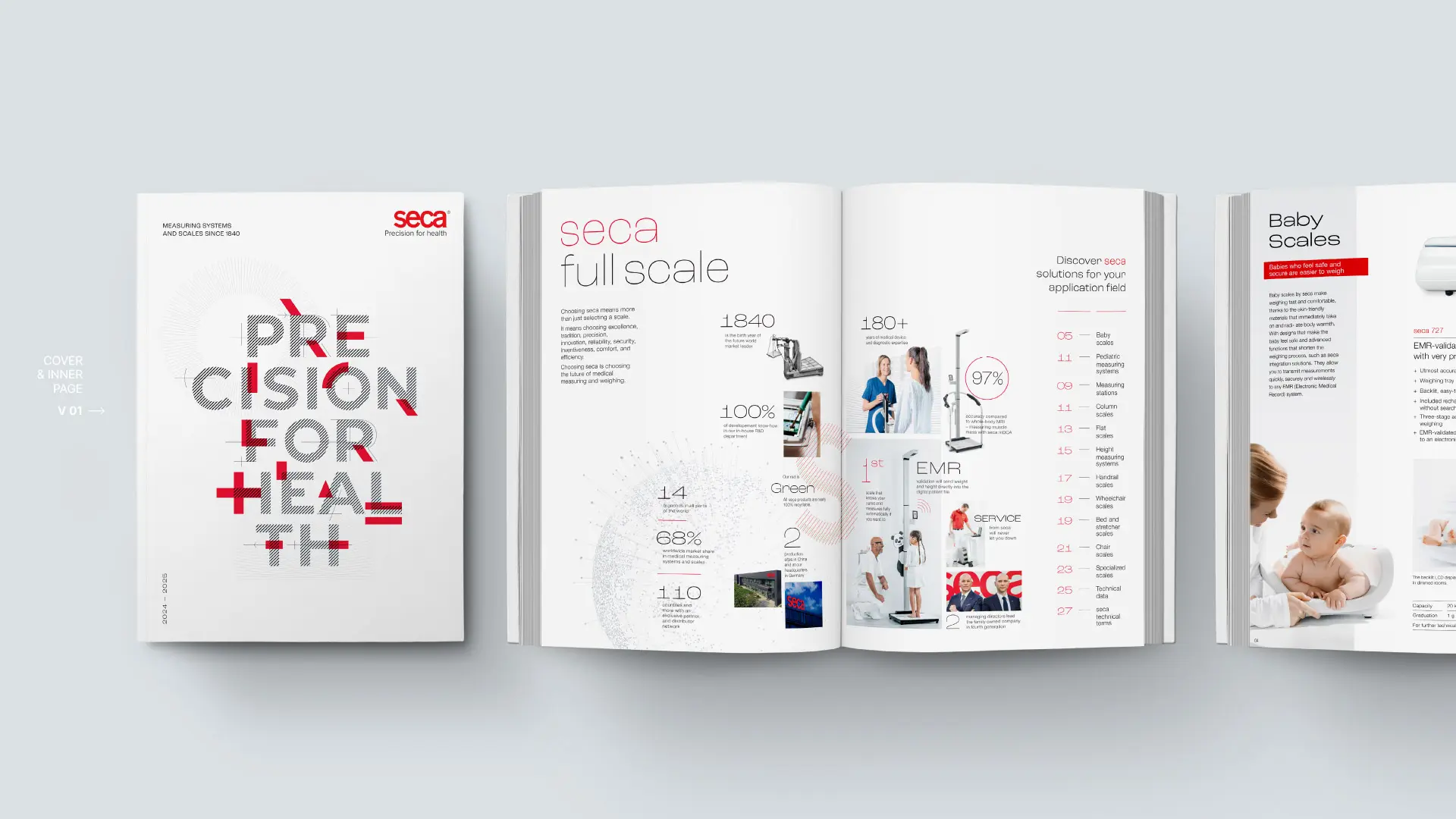 Catalog's Cover for seca Medical 2024-2025